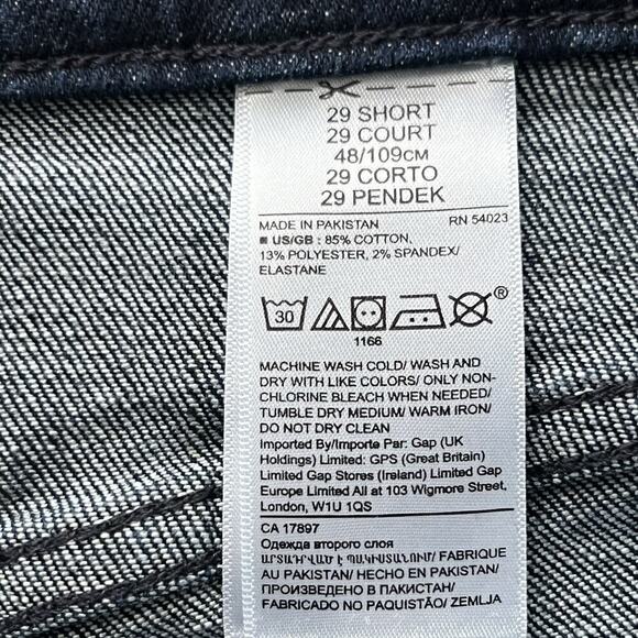 Banana‎ Republic Womens High Rise Wide Leg Dark Wash Jeans Size 29 29.5" inseam - Picture 10 of 14